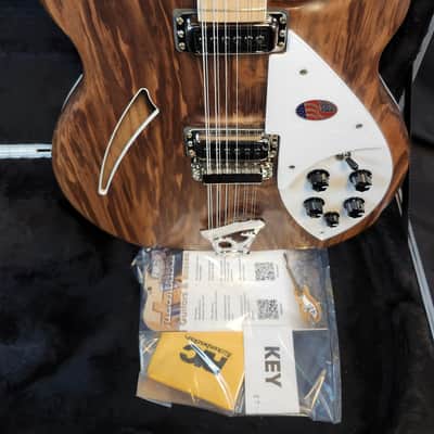 Rickenbacker 360/12 Walnut 12-String Hollowbody Guitar, Maple FB, Stereo, HSC image 3