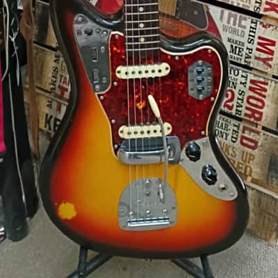 1965 Fender Jaguar • Sunburst • 100% Original • Original Hard Shell Case image 2