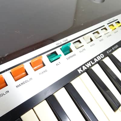 Kawlabo Spiron EM-5100 Vintage Analog Synth Organ w/ Orig Bag Extremely Rare '70s Japan John Lennon image 8