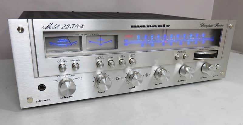 MARANTZ 2238B STEREO RECEIVER FULLY RECAPPED PRO SERVICED + LED's image 1