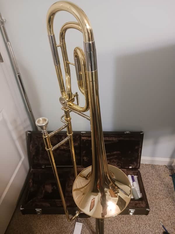 Yamaha YBL-421G Intermediate Bass Trombone (lightly used) image 1