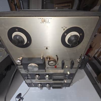 Akai M-8 Cross Field Tube Reel to Reel Stereo Tape Recorder - Working - Made in Japan image 2