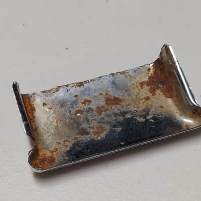 1970s Fender Stratocaster Bridge Cover - 100% Genuine Vintage image 2