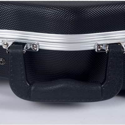 Crossrock F Body Mandolin Sturdy Hard Case with Backpack Straps Unique Design ABS Molded Hardshell image 7