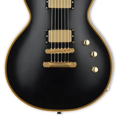 ESP E-II ECLIPSE DB Vintage Black w/Case (B Stock) image 1