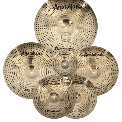Anatolian Ultimate Low Volume Cymbal Pack Box Set 10-14-16-18-20-inch image 1