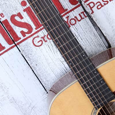 Washburn HD100SWK Heritage Series Acoustic Guitar Natural with Hardshell Case image 10