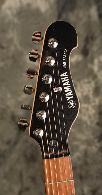 Yamaha EG-112c2 Metallic Black HSS Strat Style Electric | Reverb