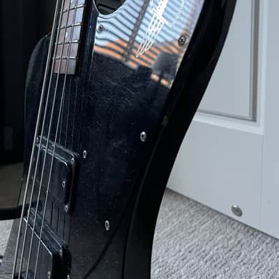 Greco TB-700 Thunderbird Bass Black 1980s MIJ with Hipshot SuperTone Gibson Bridge + Gibson Thunderbird Case image 4
