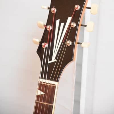 Hemosch  Erich Dölling – RARE 1950s Master Luthier GDR East German Archtop Migma Jazz Guitar image 11