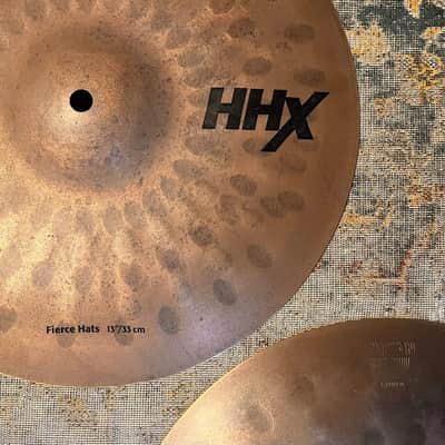 DISCONTINUED DRY Sabian HHX Jojo Mayer Fierce Hats 13” 808 1236 g CLEAN! CRISP! RAW! image 3