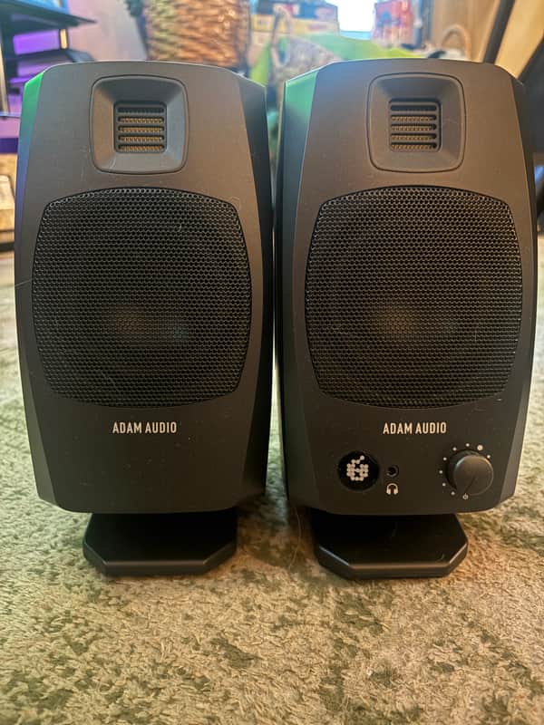 ADAM Audio D3V Active Studio Monitor - Pair 2024 - Present - Black image 1