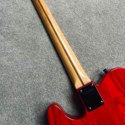 2000s Fernandes TE-85T Ash Telecaster MIJ - Takuya Signature Japan Transparent Red image 14