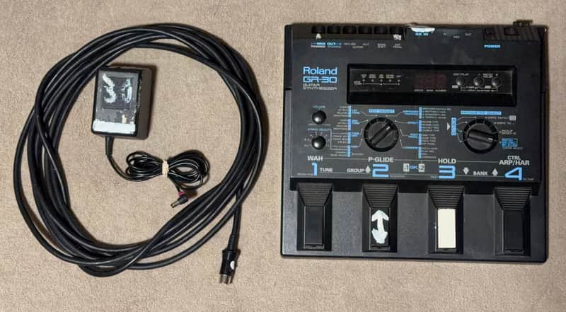 USED Roland GR-30 Guitar Synthesizer with Power Supply & Cable image 1
