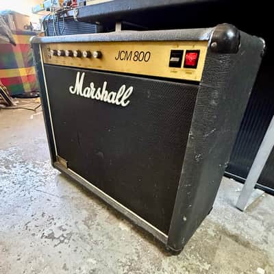 Marshall  JCM-800 Lead 50 4104 1982 2x12 tube combo amp amplifier original vintage uk England image 5