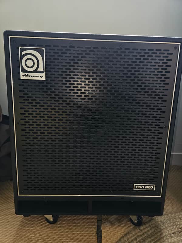 Ampeg PN-410HLF Pro Neo 850-Watt 4x10" Bass Speaker Cabinet 2022 model - Black image 1