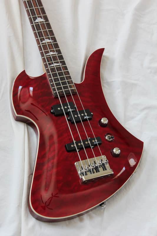 B.C. Rich Mockingbird Masterpiece 4 String Electric Bass Dragon's