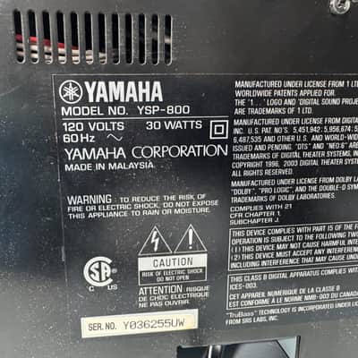 Yamaha YSP-800 Sound Bar Home Theater Audio Digital Sound Projection w/ Bass image 6