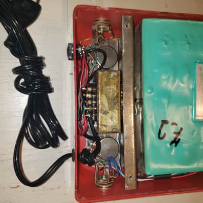 CEI Dixi Fluid Sound Box Chorus Leslie Simulator Rotating Speaker60'S 70'S Red image 8
