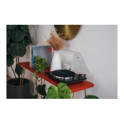Audio-Technica AT-LP70X-BG Belt-Drive Turntable (Black/Bronze) with Amplifier image 8