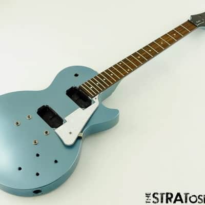 USED Epiphone Les Paul Studio BODY + NECK + Pickguard Guitar Pelham Blue image 1