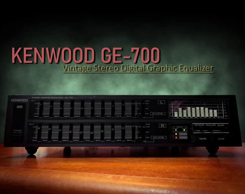 KENWOOD GE-700 🌈RaRe🌈 Vintage Stereo Graphic Equalizer image 1