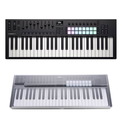 Novation Launchkey 49 MK4 MIDI Keyboard Controller + Decksaver Cover