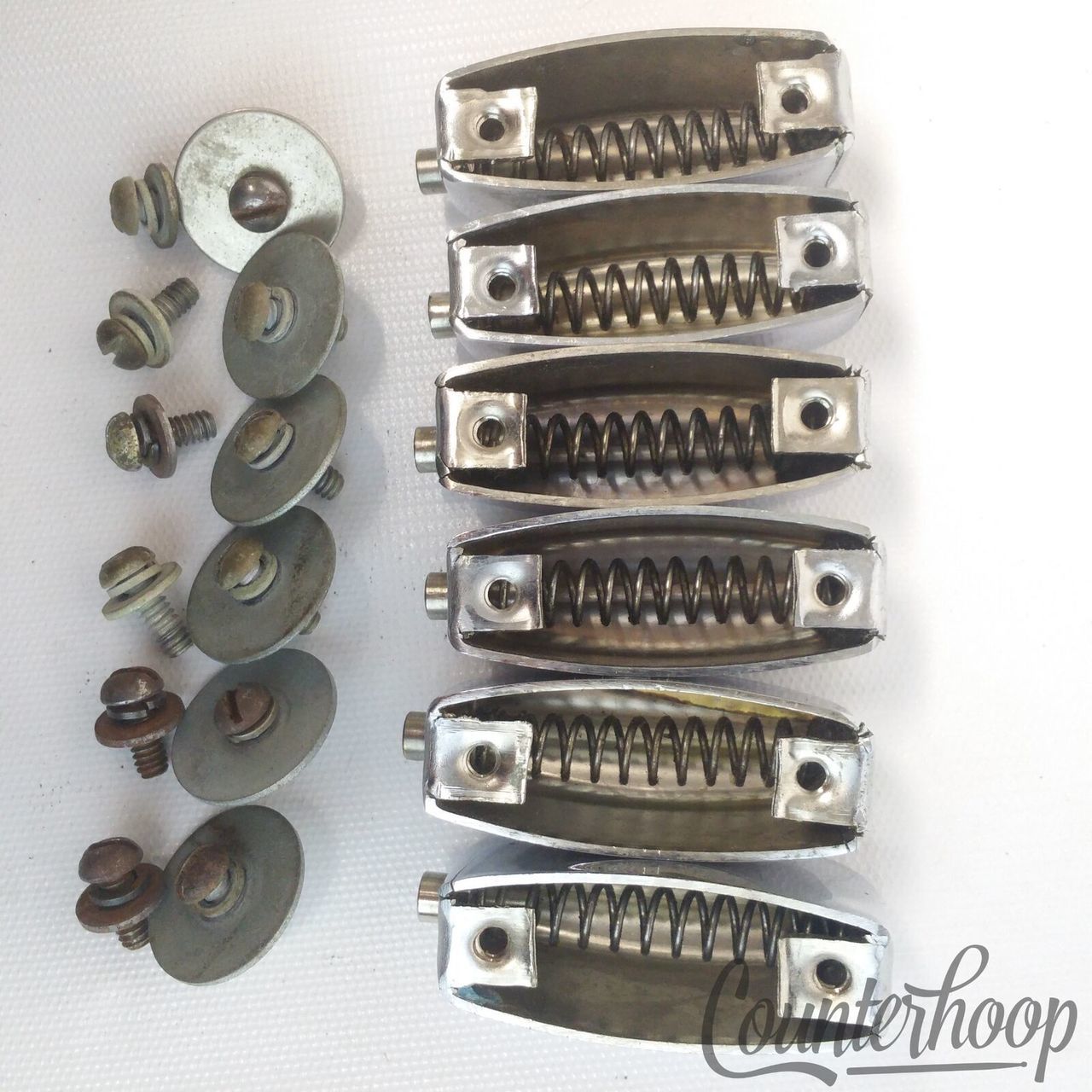 Rogers 6x Bread&Butter Tom Drum Lugs 1 5/8"Ridged Cleveland,OH B&B Holiday 60s* — main photograph
