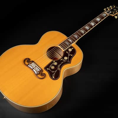 1998 Gibson SJ-200 Reissue - Antique Natural | USA Montana All Solid J-200 Jumbo Vintage Acoustic Guitar Good Wood Era Collector's Condition | OHSC image 5