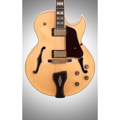 Ibanez LGB30 George Benson Electric Guitar, Natural, with Case image 2