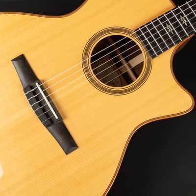 2018 Taylor 714ce-N - Natural | USA All Solid Grand Auditorium Crossover Classical Guitar Nylon Cutaway Pickup | OHSC image 21