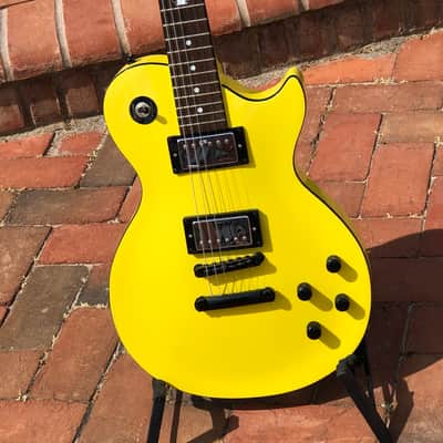 Hard Luck Kings Bossman HLK Kustom Series Yellow Les Paul STYLE USA Single Cut Elec Guitar image 10