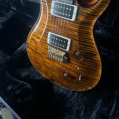 PRS Custom 22 Tremolo 10-Top 2019 - Yellow Tiger image 12