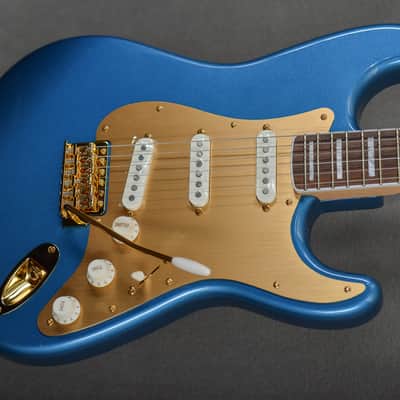 Squier 40th Anniversary Stratocaster Gold Edition - Lake Placid Blue image 6