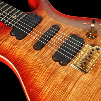 2017 Paul Reed Smith PRS 513 Artist Package with Ebony Fretboard ~ Copperhead Red Burst image 4