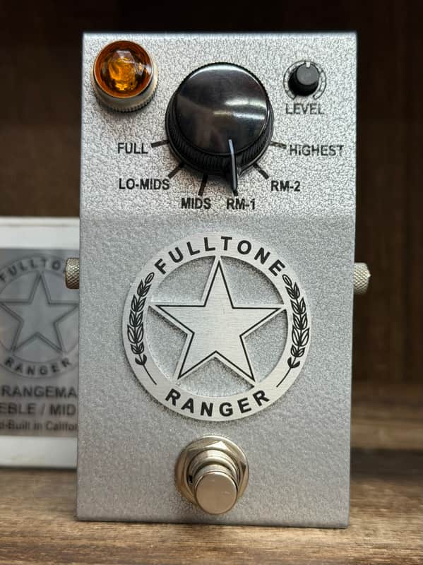 Fulltone Custom Shop Ranger Treble Boost With Box 2010s - Silver image 1