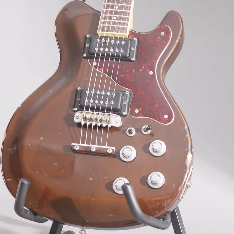 Mosrite of California  Blues Bender 1970 Brown image 1