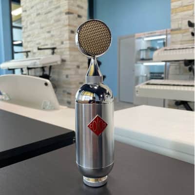 Soyuz Microphones SU-023 Bomblet Deluxe Cardioid Large Diaphragm Condenser Microphone 2022 - Present - Silver image 1