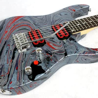 Custom Swirl Painted and Upgraded Ibanez Gio RG Electric Guitar image 13
