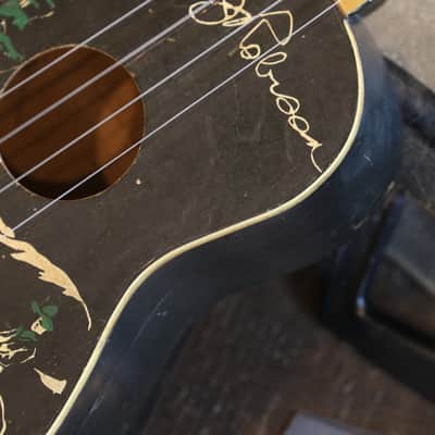 1930's Carson Robinson Ukulele Made By Gibson Cowboy + Cool Vintage Case image 6