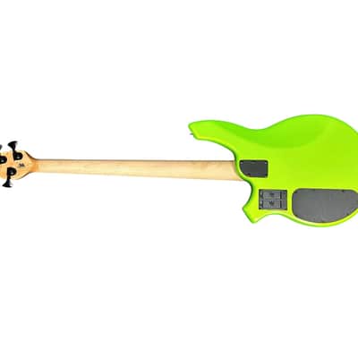 Ernie Ball Music Man Bongo 4 String HH, Mantis Green / Maple *IN STOCK* image 7