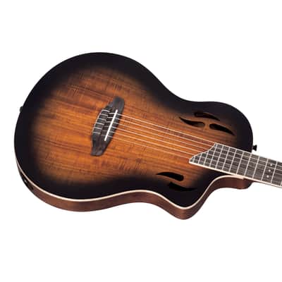 Ortega RTPDLX-ACA TourPlayer Series Solid Okoume Body Slim Neck Nylon 6-String Acoustic-Electric Guitar w/Gig Bag image 10