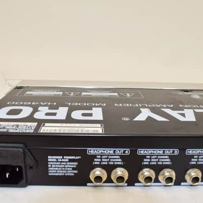 Behringer Powerplay PRO HA4600 4-Channel Headphone Amplifier image 9