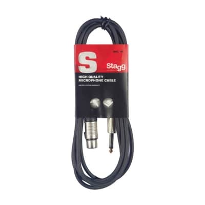 Stagg 6M 20ft High Impedance Microphone Cable XLR F To 1/4" Plug Mike Mic image 9
