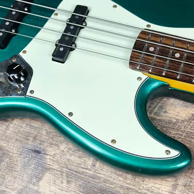 MyDream Partcaster Custom Built - Light Relic Sherwood Green JBass EMG image 9