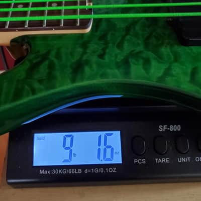 Peavey Fury V 5-string bass green image 9