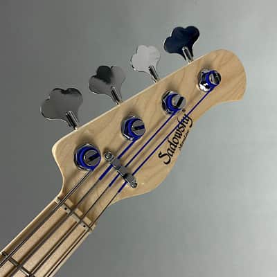 Sadowsky MetroLine 21-Fret Vintage M/J-Style 4-String 2022 Ocean Blue Trans Satin image 9