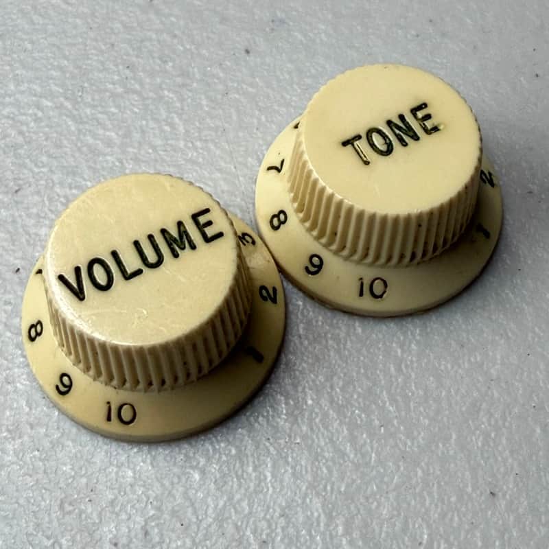 Fender Stratocaster Volume & Tone Knobs