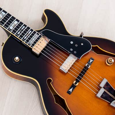 1978 Ibanez George Benson Signature GB10 Archtop Electric Guitar Sunburst, Japan Fujigen image 8