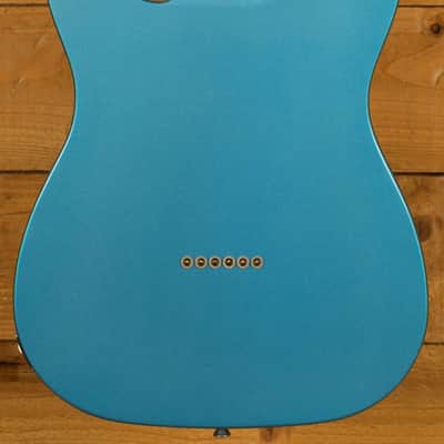 Schecter USA Custom Shop Nick Johnston PT S/H Wembley - Macassar Ebony - Atomic Sapphire Aged Nitro image 4